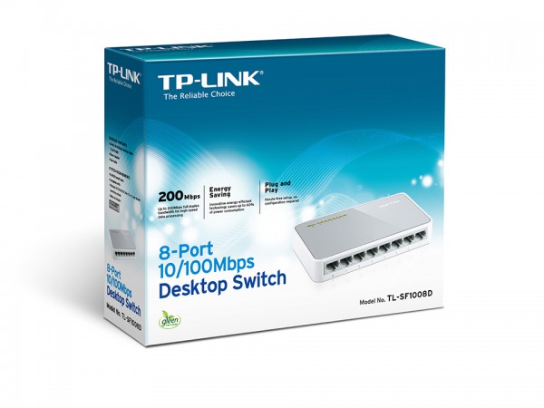 TP-Link TL-SF1008D 8-port 10/100 Unmanaged switch