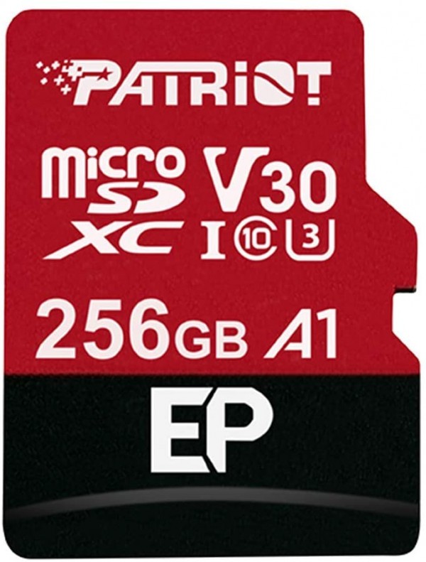 Patriot 256GB A1 / V30 Micro SD Card, PEF256GEP31MCX