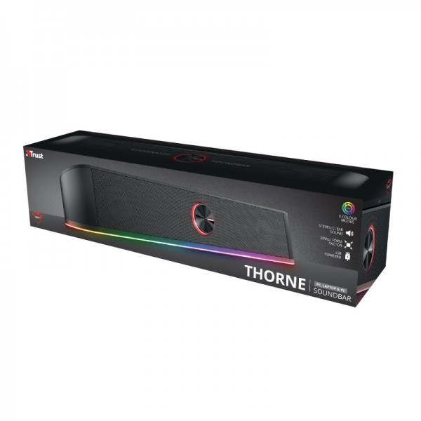 Trust Gaming GXT 619 Thorne RGB Illuminated Soundbar