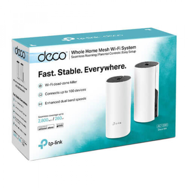 TP-Link DECO M4 AC1200 Home Mesh Wi-Fi Sistem