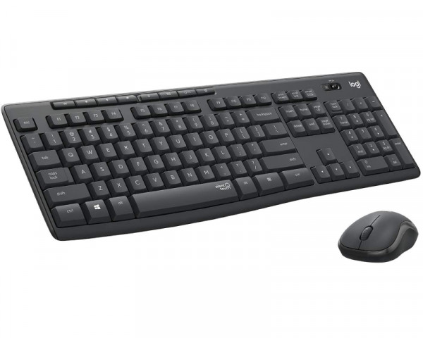 Logitech MK295 Silent Wireless Combo US tastatura + miš crna