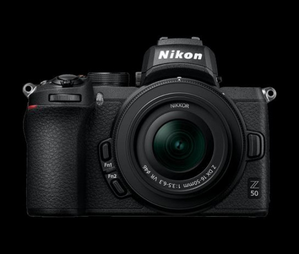 NIKON Z50 Compact Mirrorless Digital Camera + NIKKOR Z DX 16-50 VR