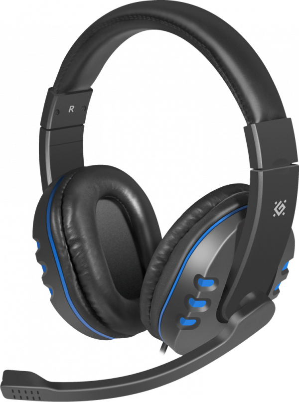 Defender Warhead G-160 Gaming headset, black+blue