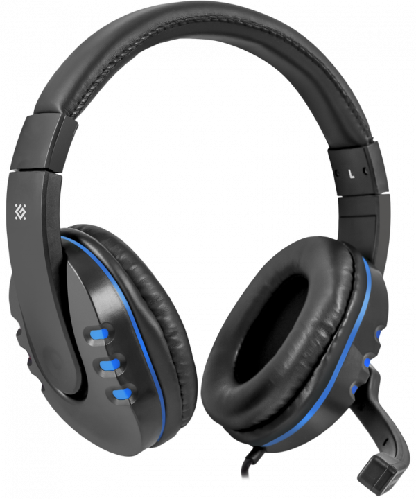 Defender Warhead G-160 Gaming headset, black+blue