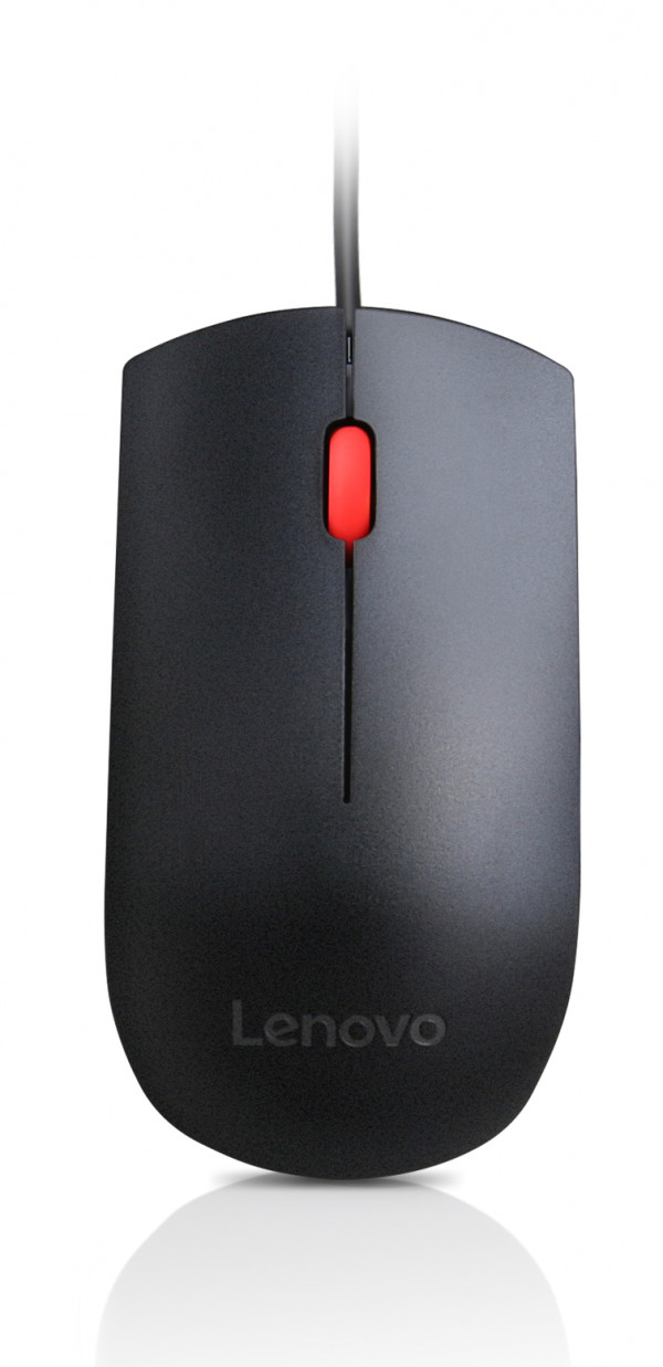 Lenovo Mouse Essential USB Black, 4Y50R20863