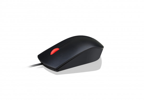 Lenovo Mouse Essential USB Black, 4Y50R20863