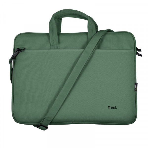 TRUST Bologna Eco-friendly Slim laptop bag for 16 inch laptops - Green