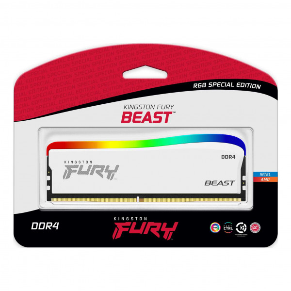 KINGSTON FURY Beast RGB SPECIAL EDITION 16GB 3600MHz DDR4 Black, CL...